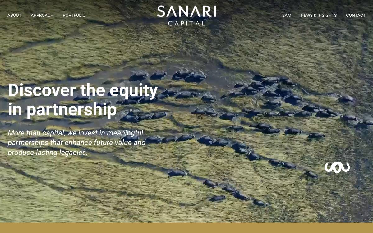 Sanari Capital website preview