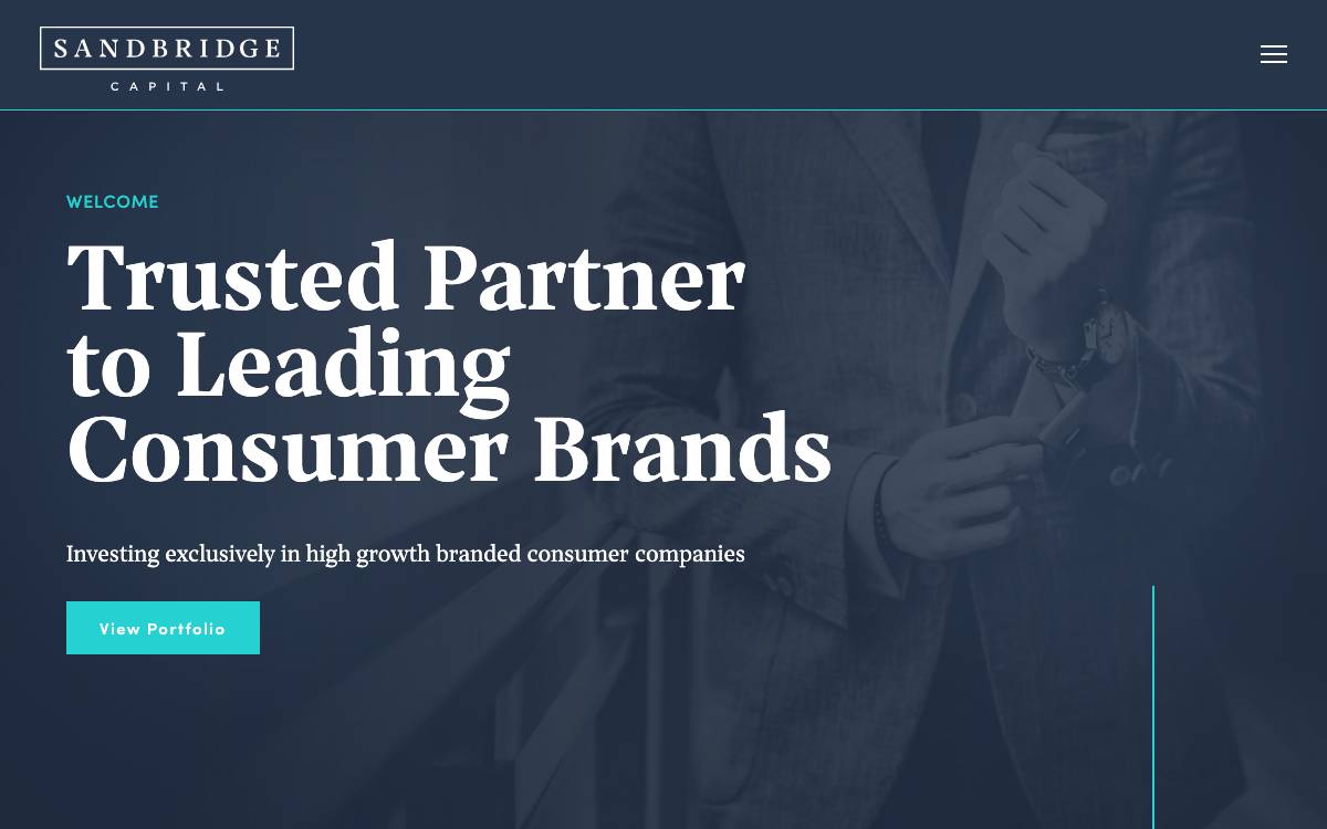 Sandbridge Capital website preview