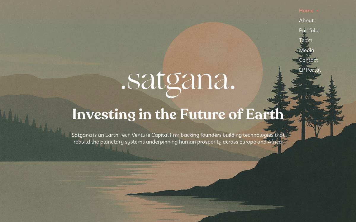 Satgana website preview
