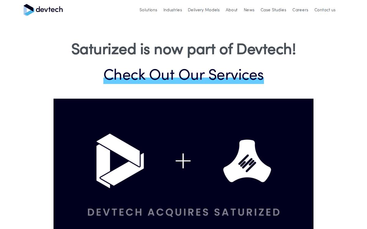 Saturized D.O.O. website preview