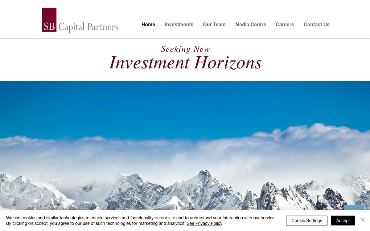 SB Capital Partners Limited website preview
