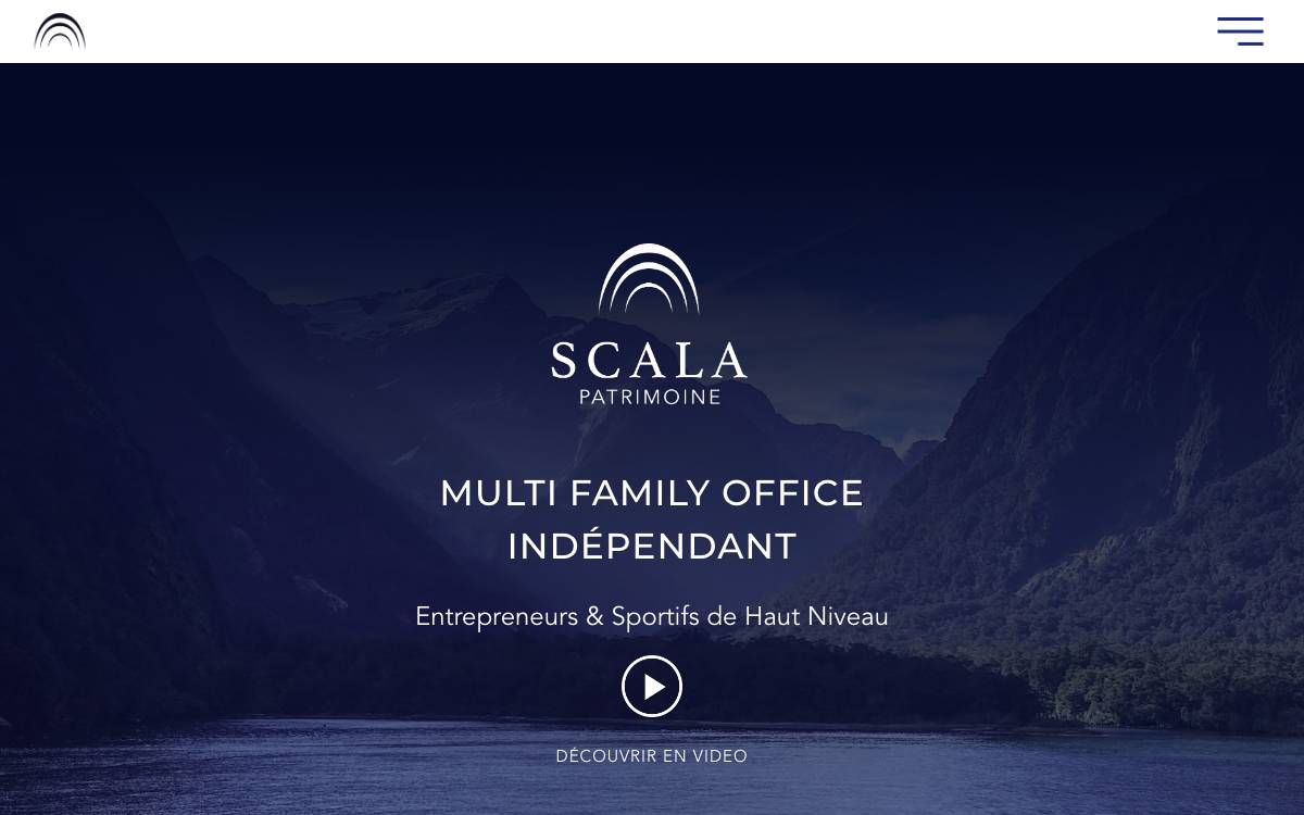 Scala Patrimoine website preview