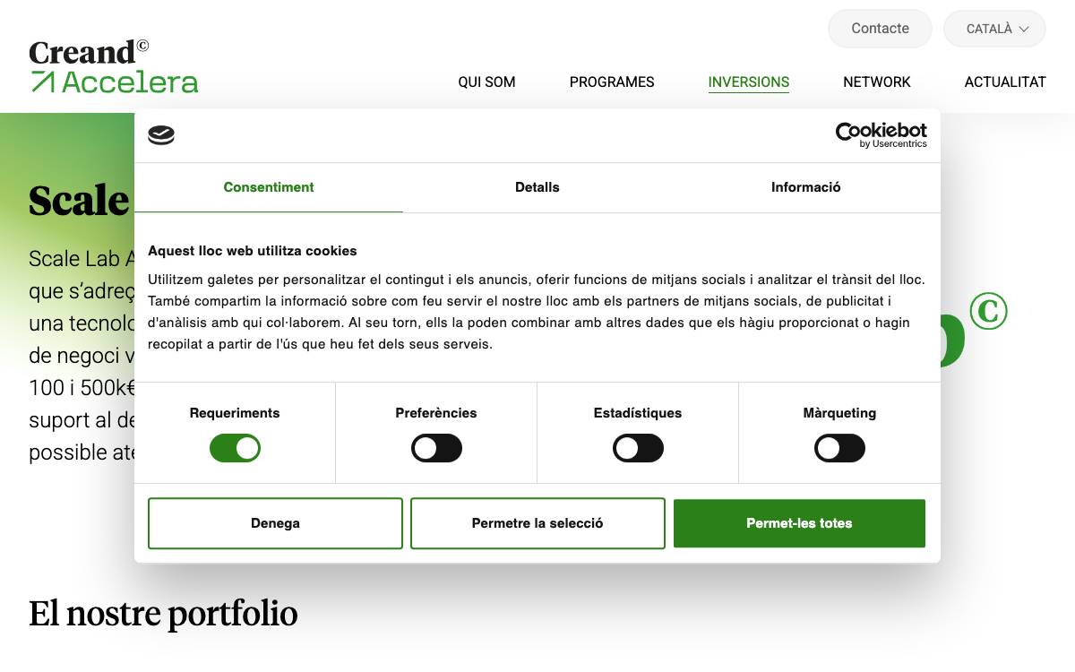 Scale Lab Andorra website preview