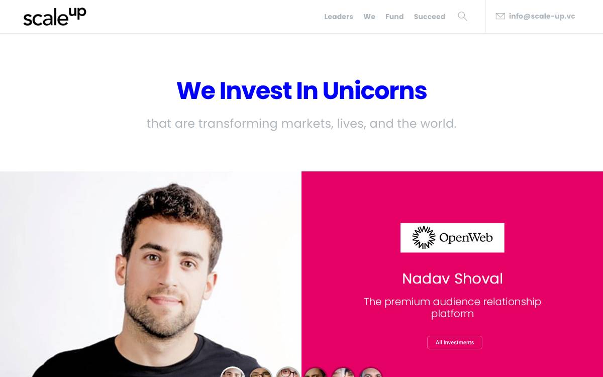 Scale-Up Capital website preview