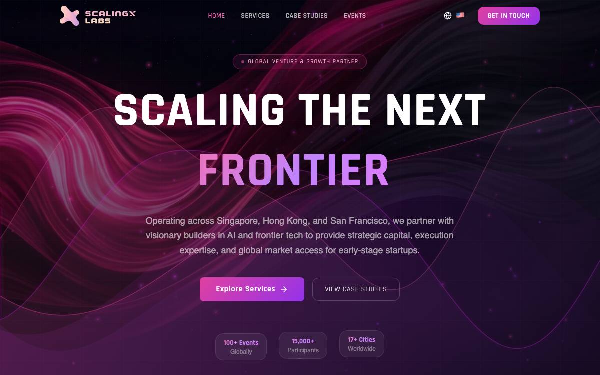 ScalingX website preview