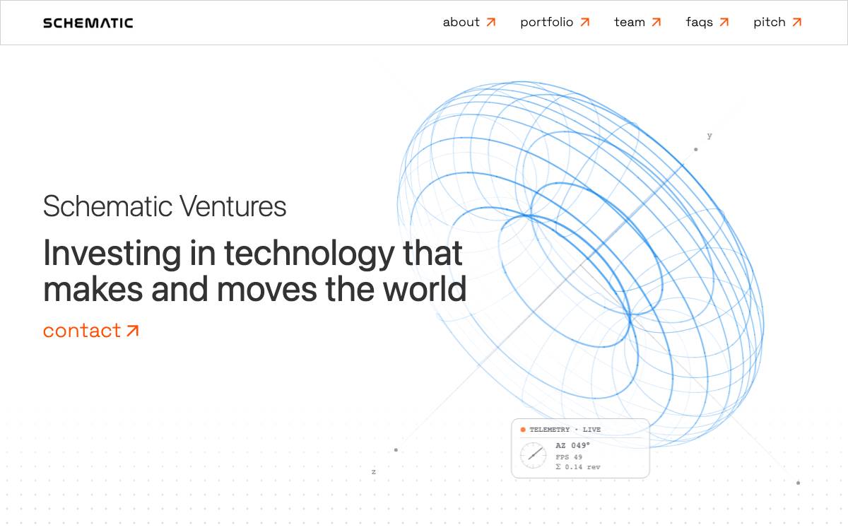 Schematic Ventures website preview