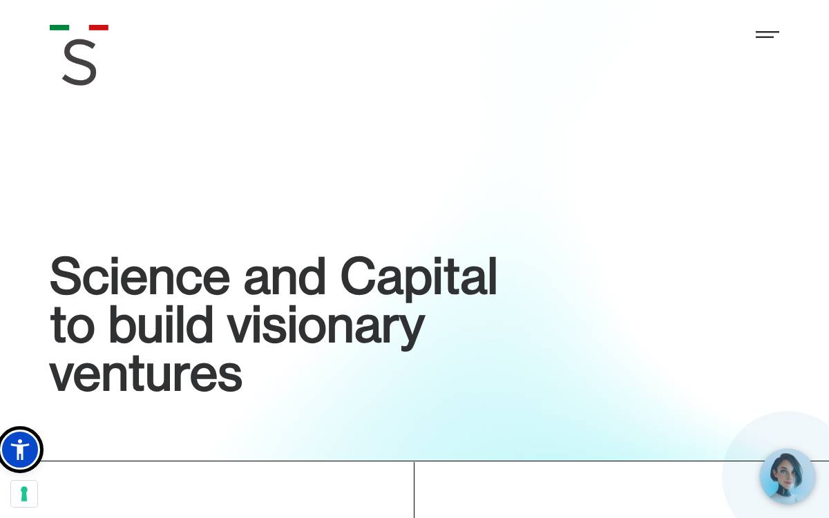 Scientifica Venture Capital website preview