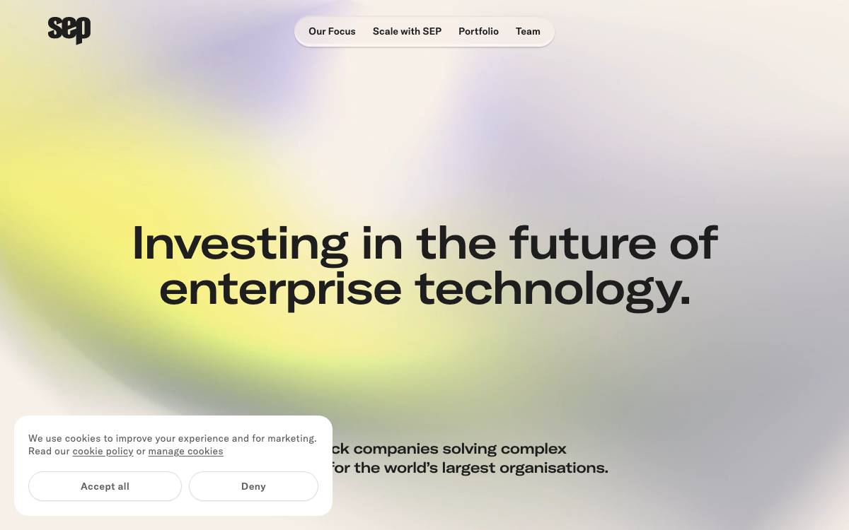 Scottish Equity Partners website preview