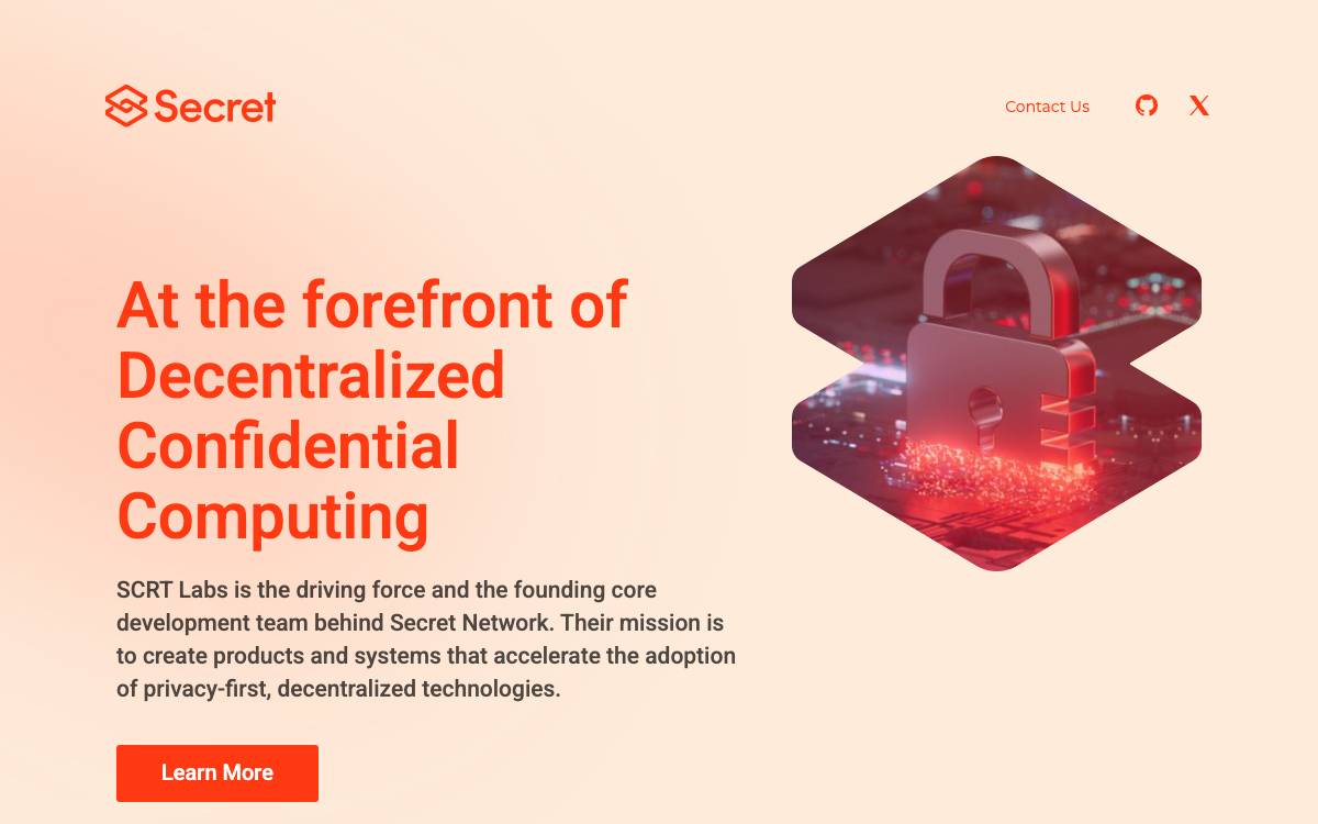 SCRT Labs website preview