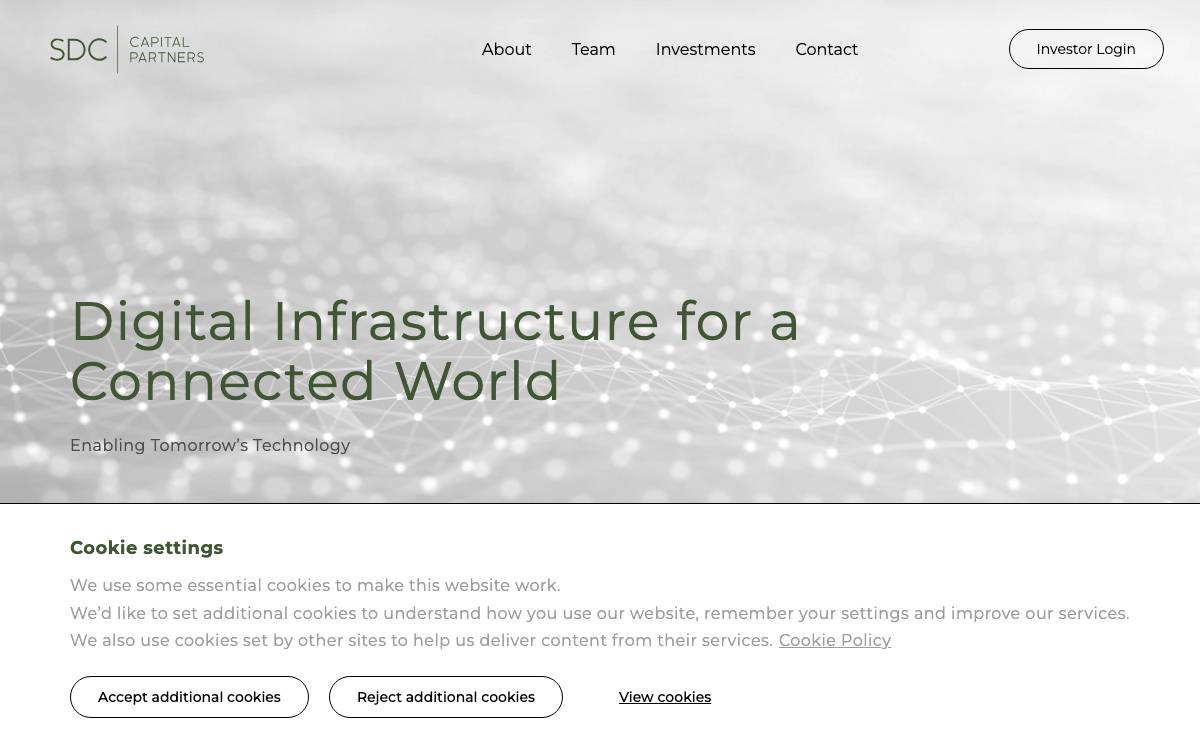 SDC Capital Partners website preview