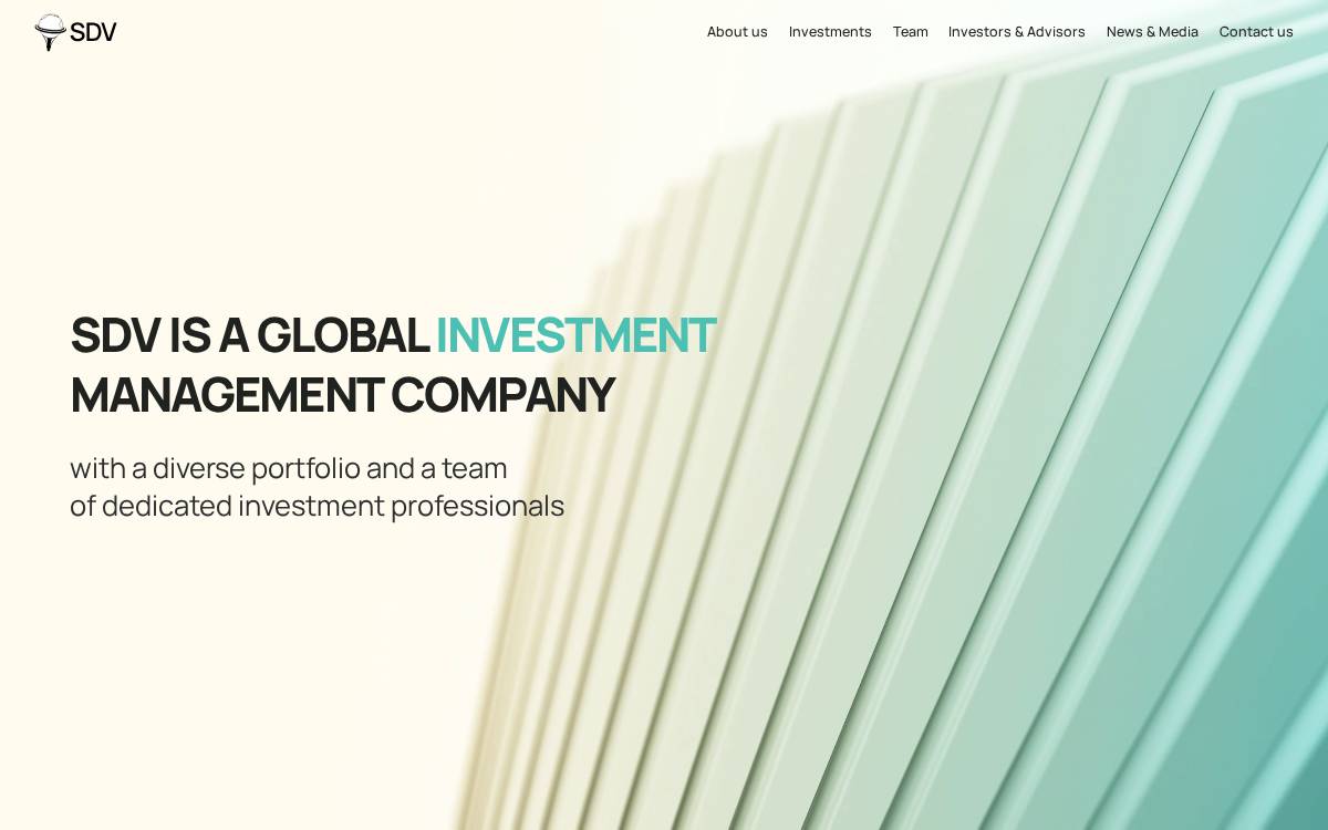 SDV website preview