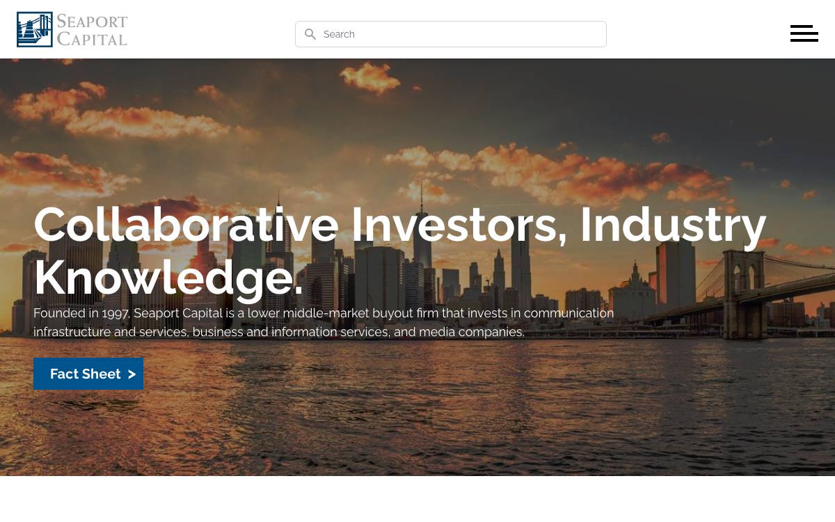 Seaport Capital website preview
