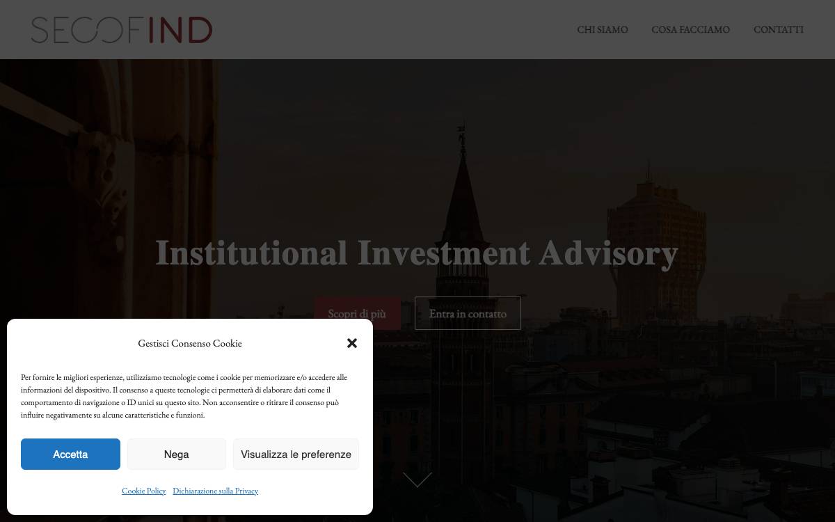 Secofind SIM website preview
