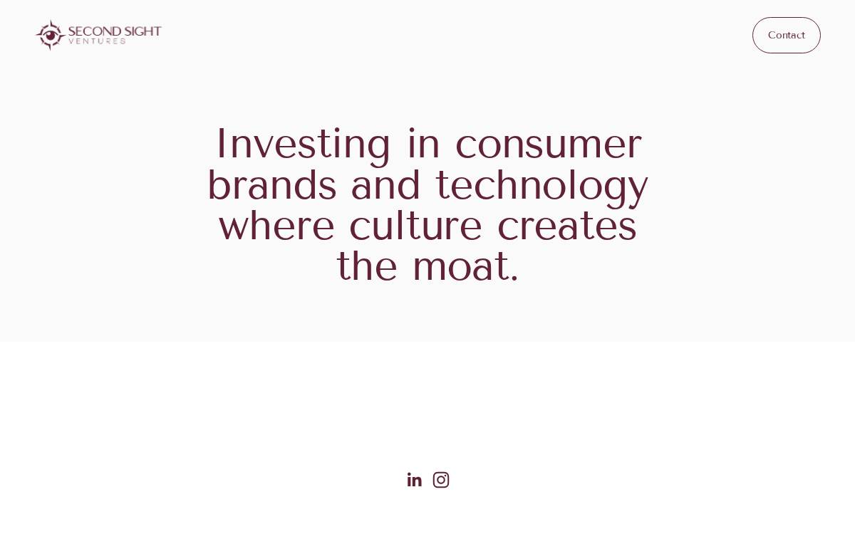 Second Sight Ventures website preview