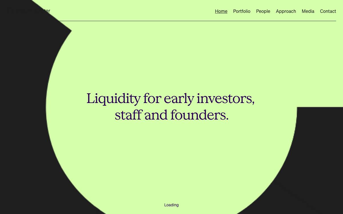 SecondQuarter Ventures website preview