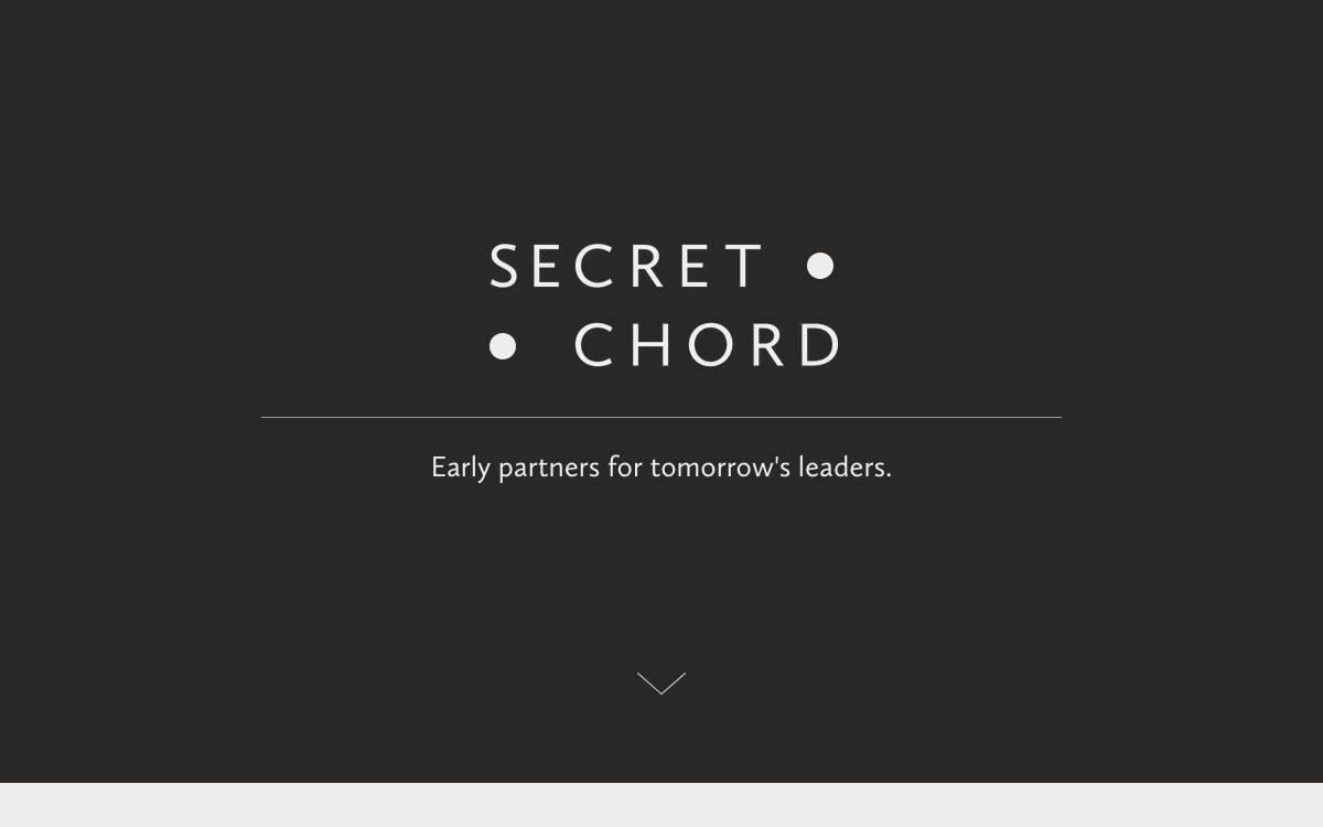 Secret Chord Ventures website preview