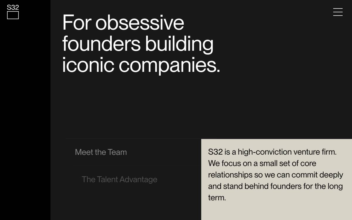 Section 32 website preview