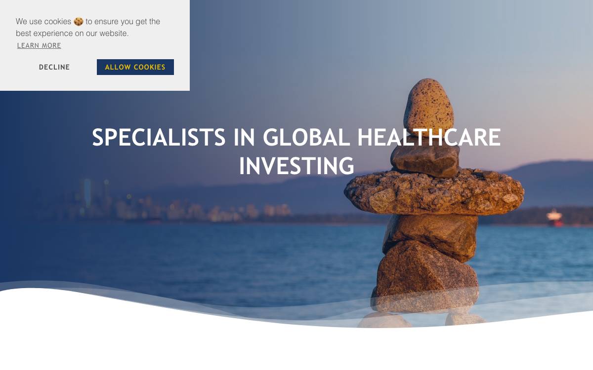 Sectoral Asset Management website preview