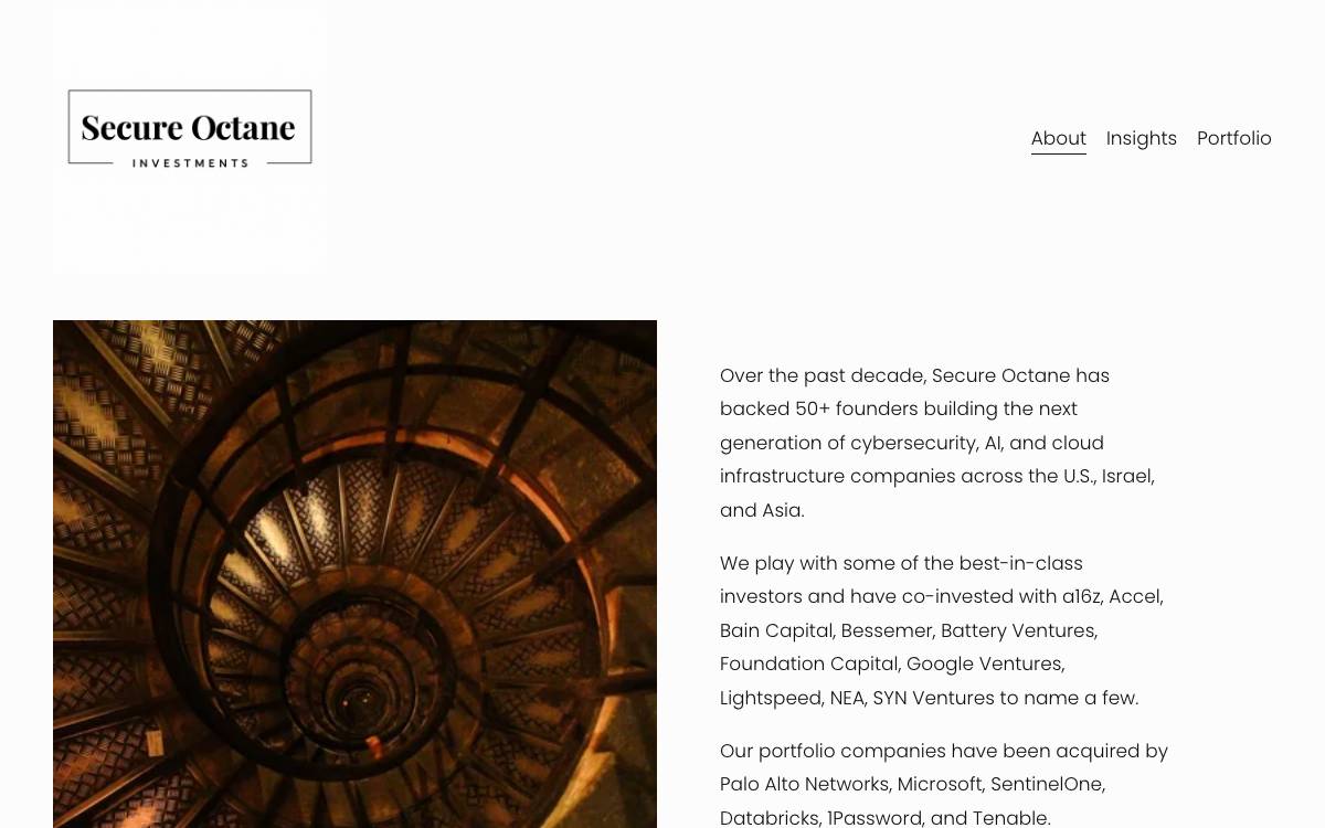 Secure Octane website preview