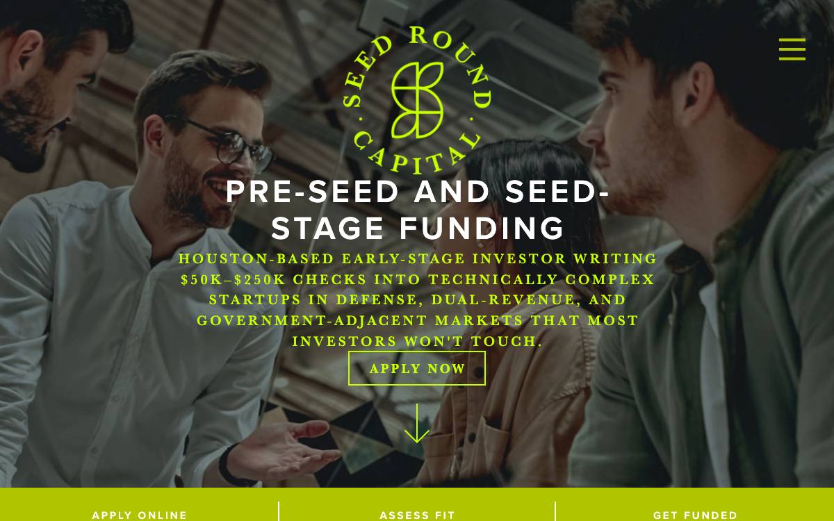 Seed Round Capital website preview