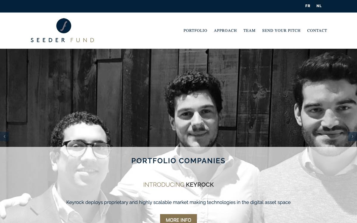 Seeder Fund website preview