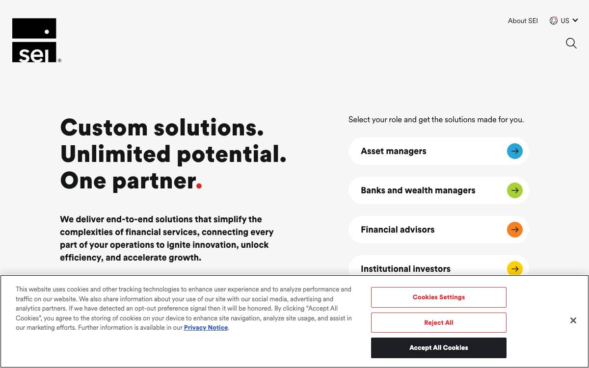 SEI Ventures website preview