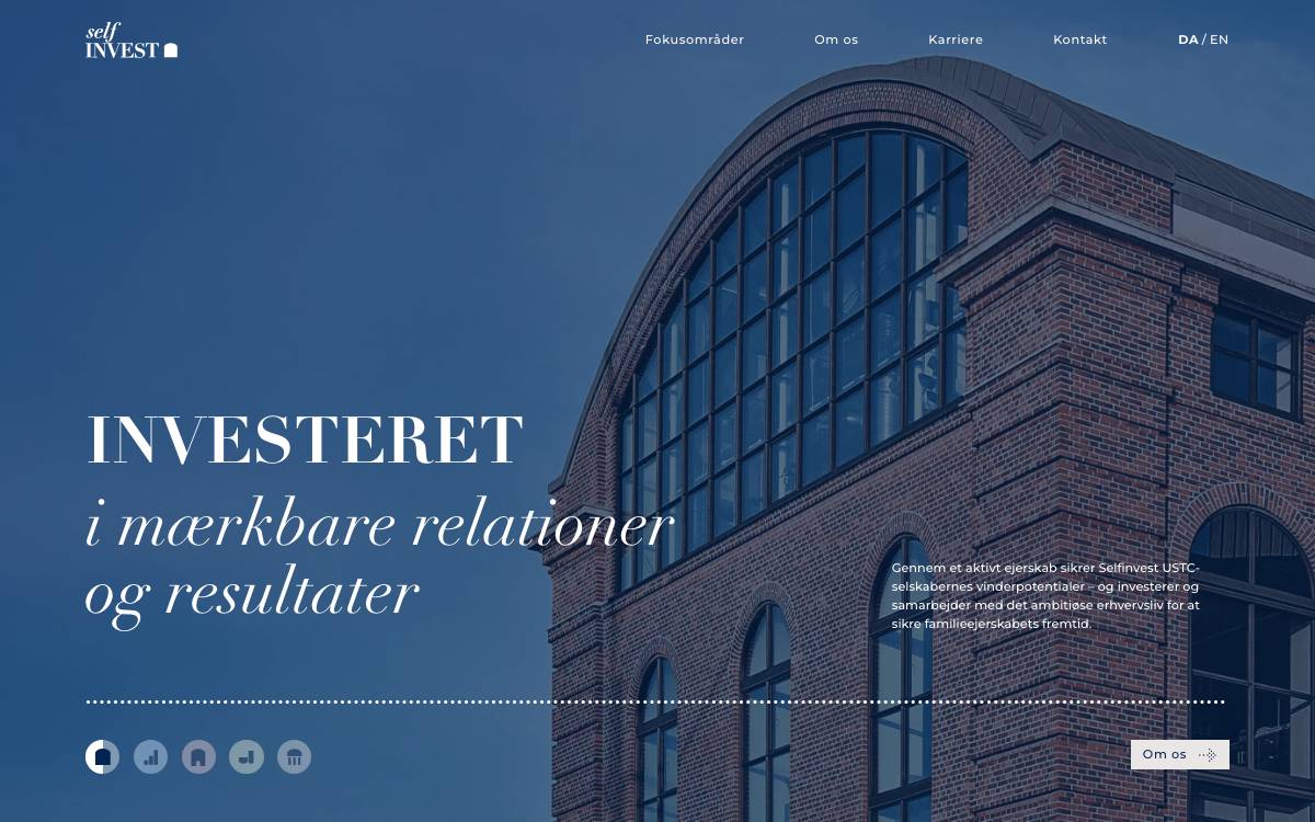 Selfinvest website preview