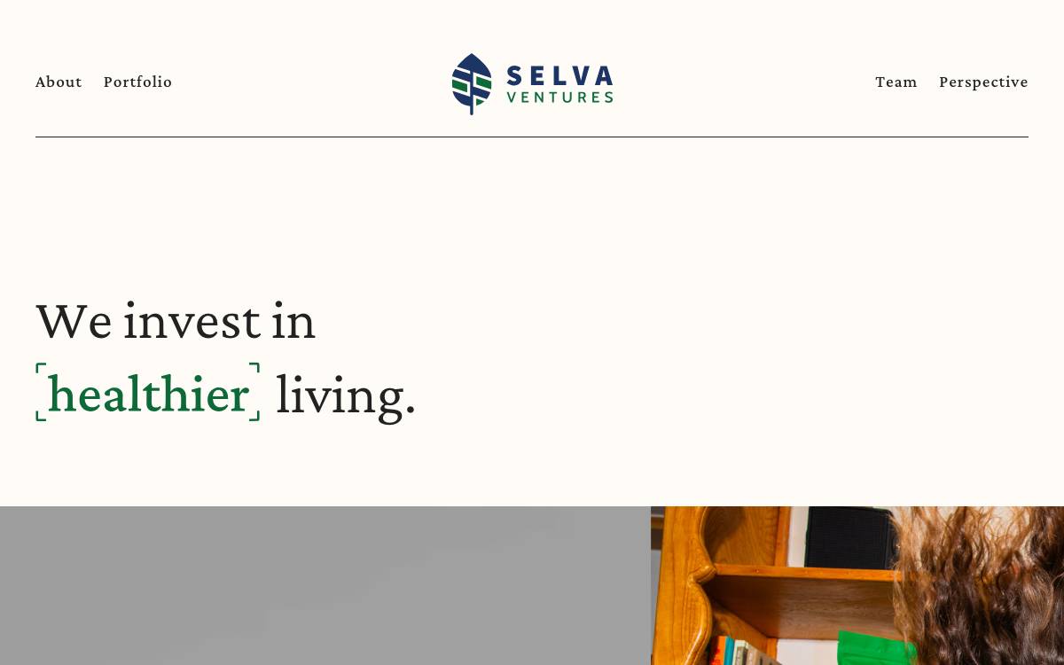 Selva Ventures website preview