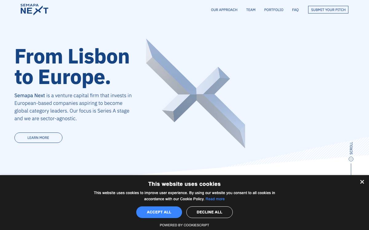 Semapa Next website preview