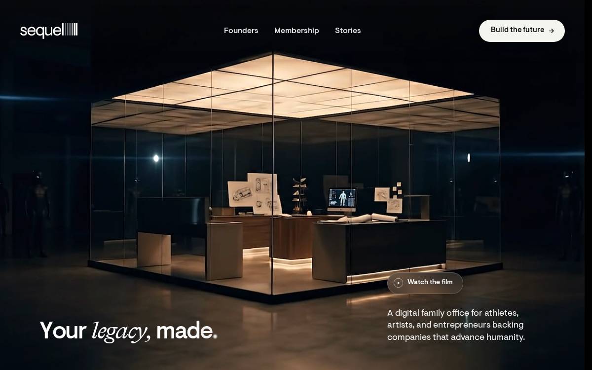 sequel website preview