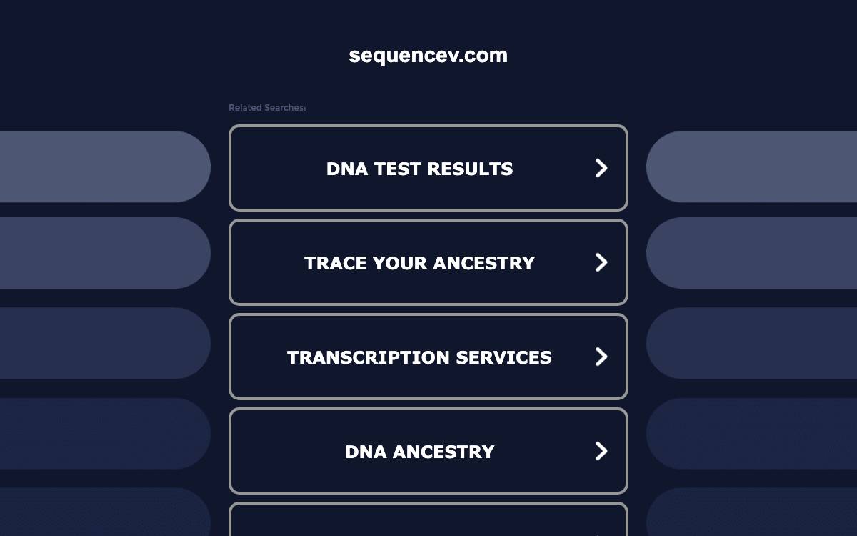 Sequence Ventures website preview