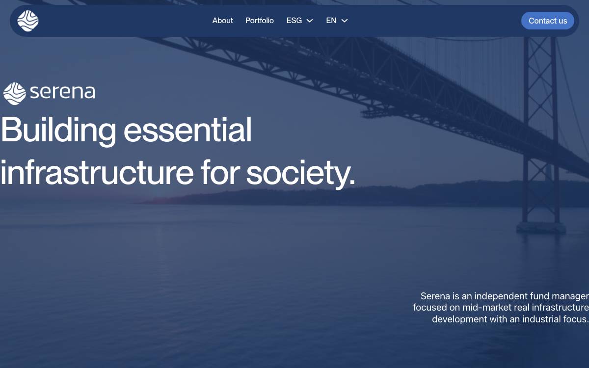 Serena Industrial Partners website preview