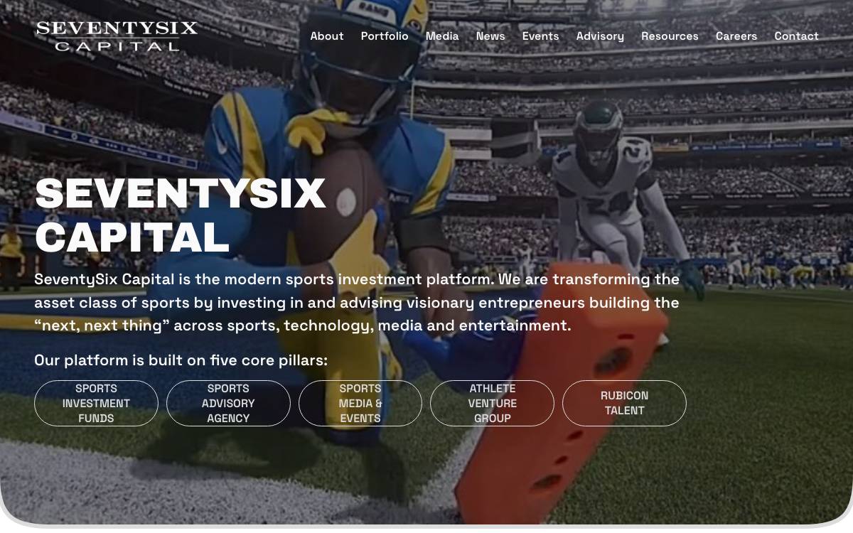 SeventySix Capital website preview