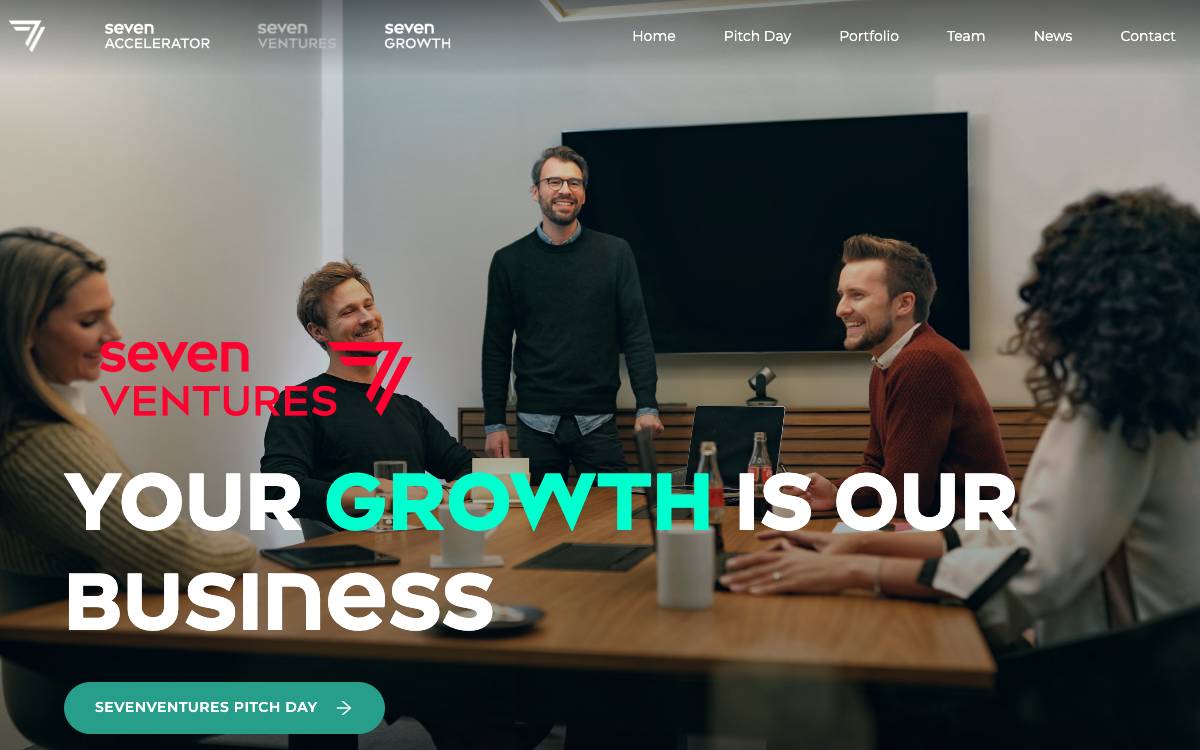 SevenVentures website preview