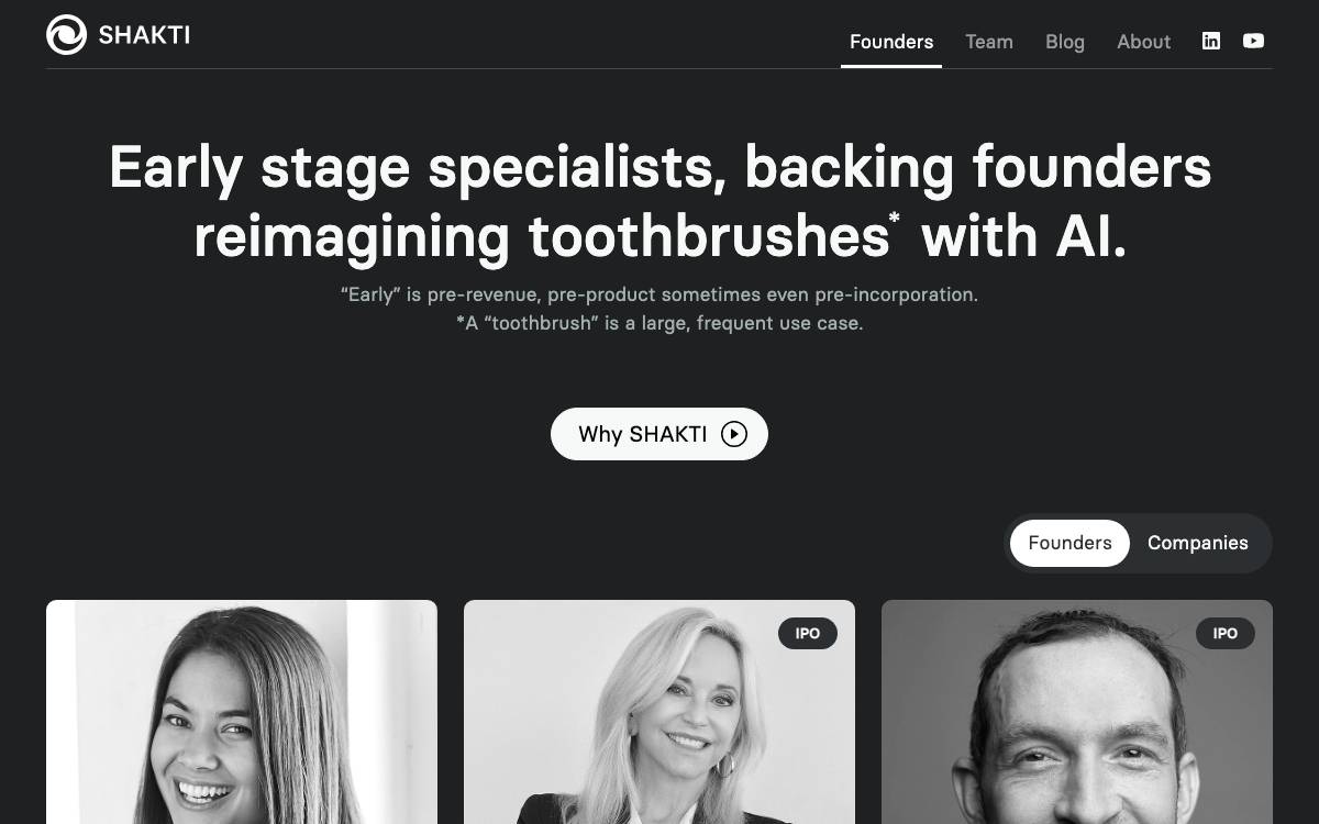 SHAKTI website preview