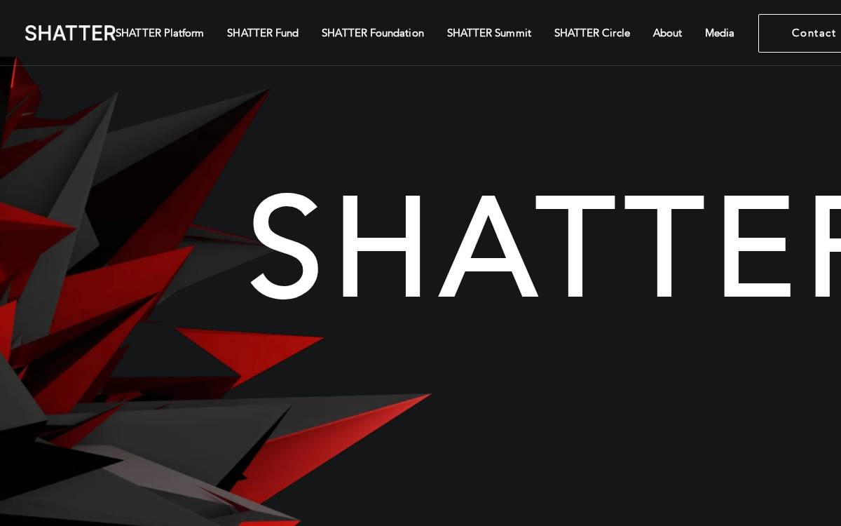Shatter website preview