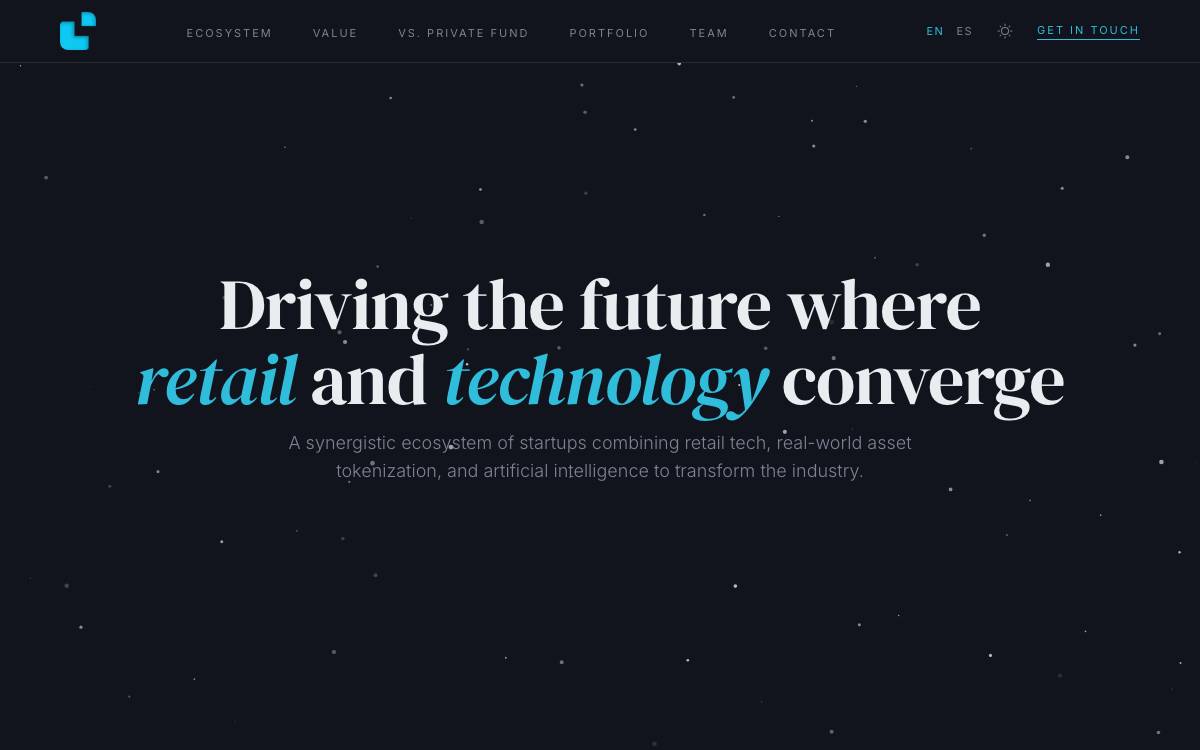 Shefa Ventures website preview