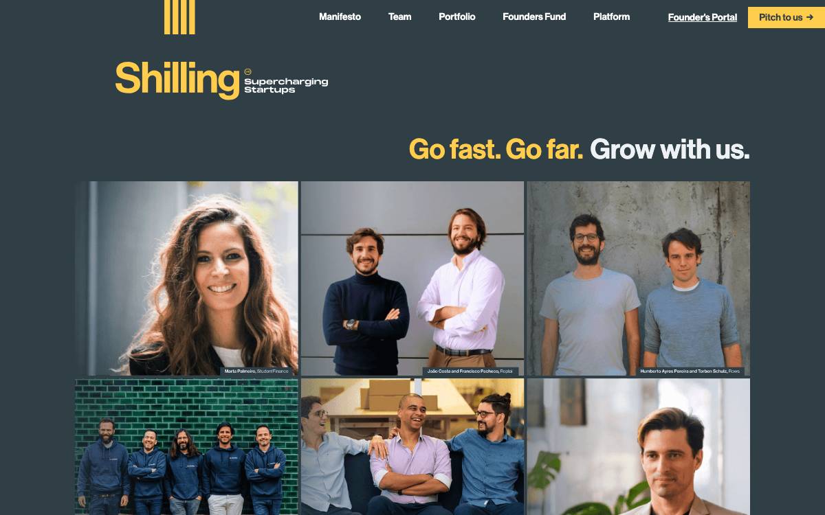 Shilling VC website preview