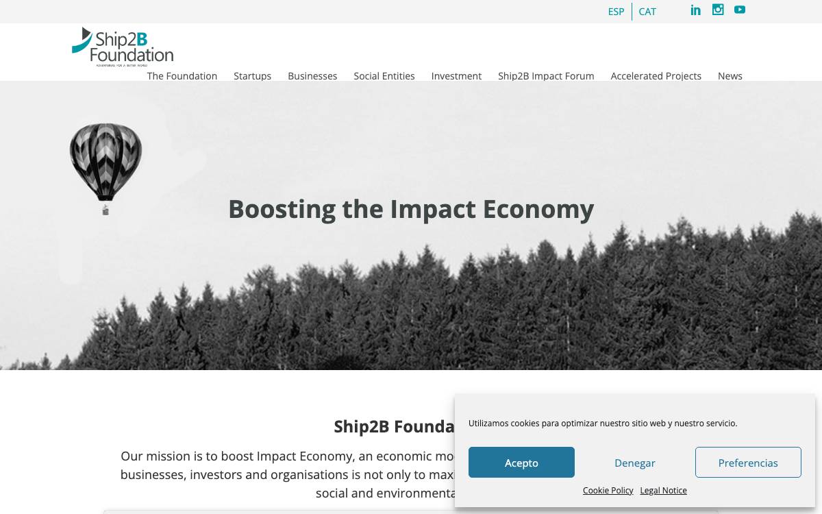 Ship2B website preview