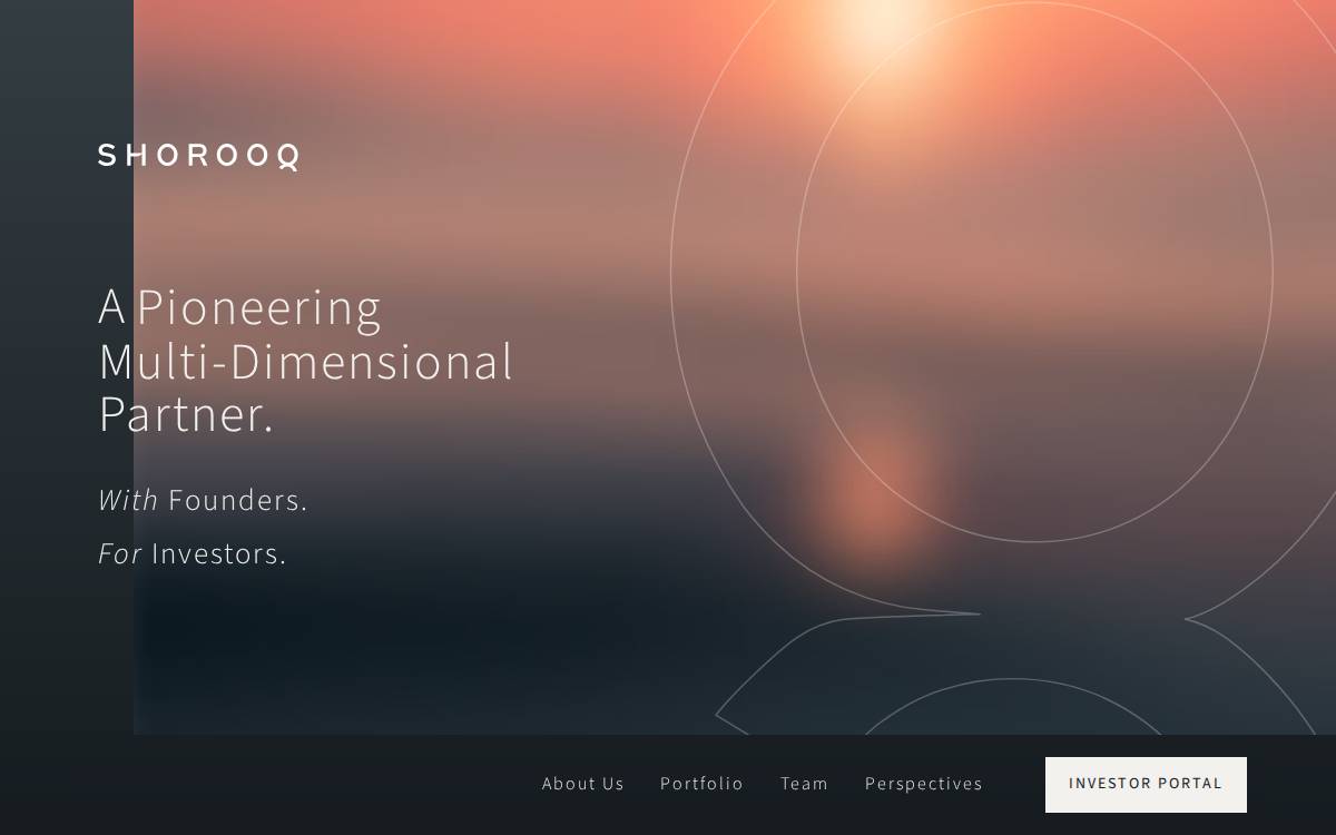 Shorooq Partners website preview
