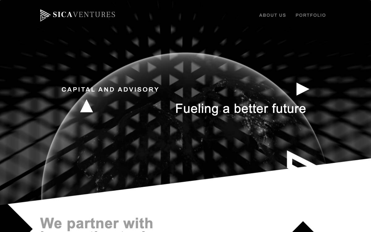 Sica Ventures website preview