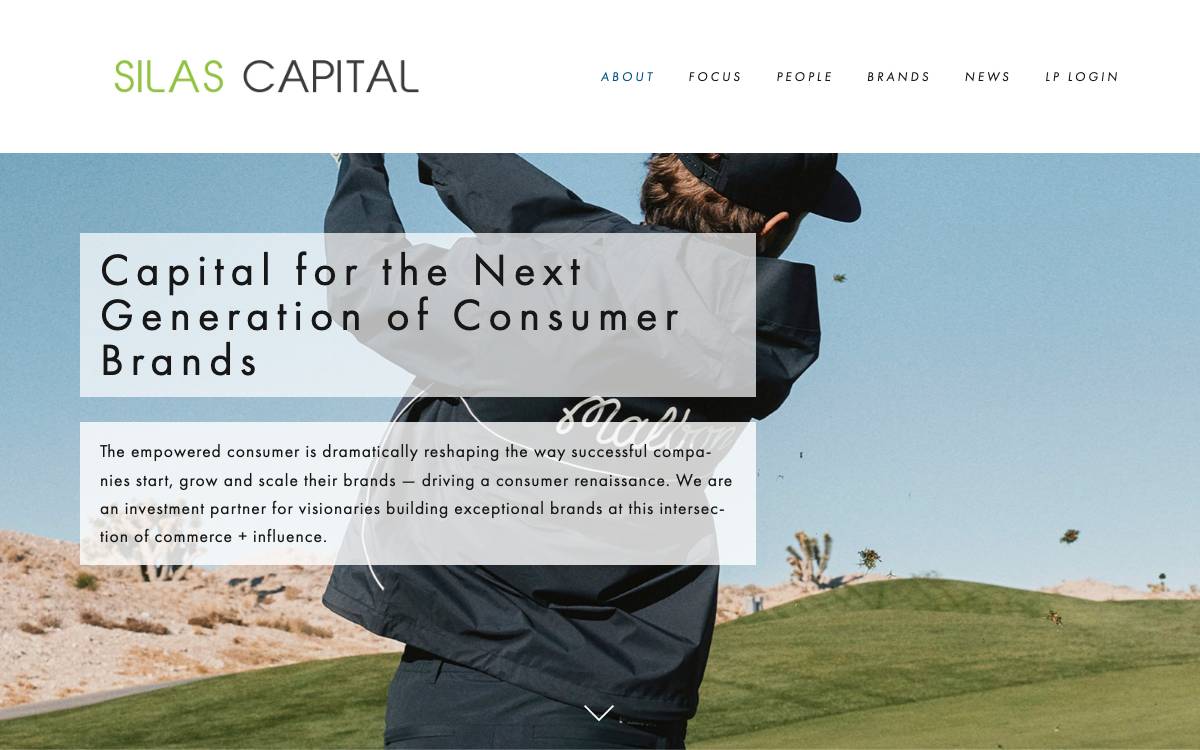Silas Capital Partners website preview