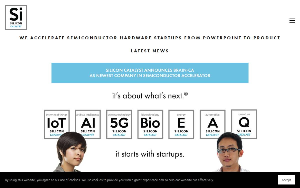 Silicon Catalyst website preview