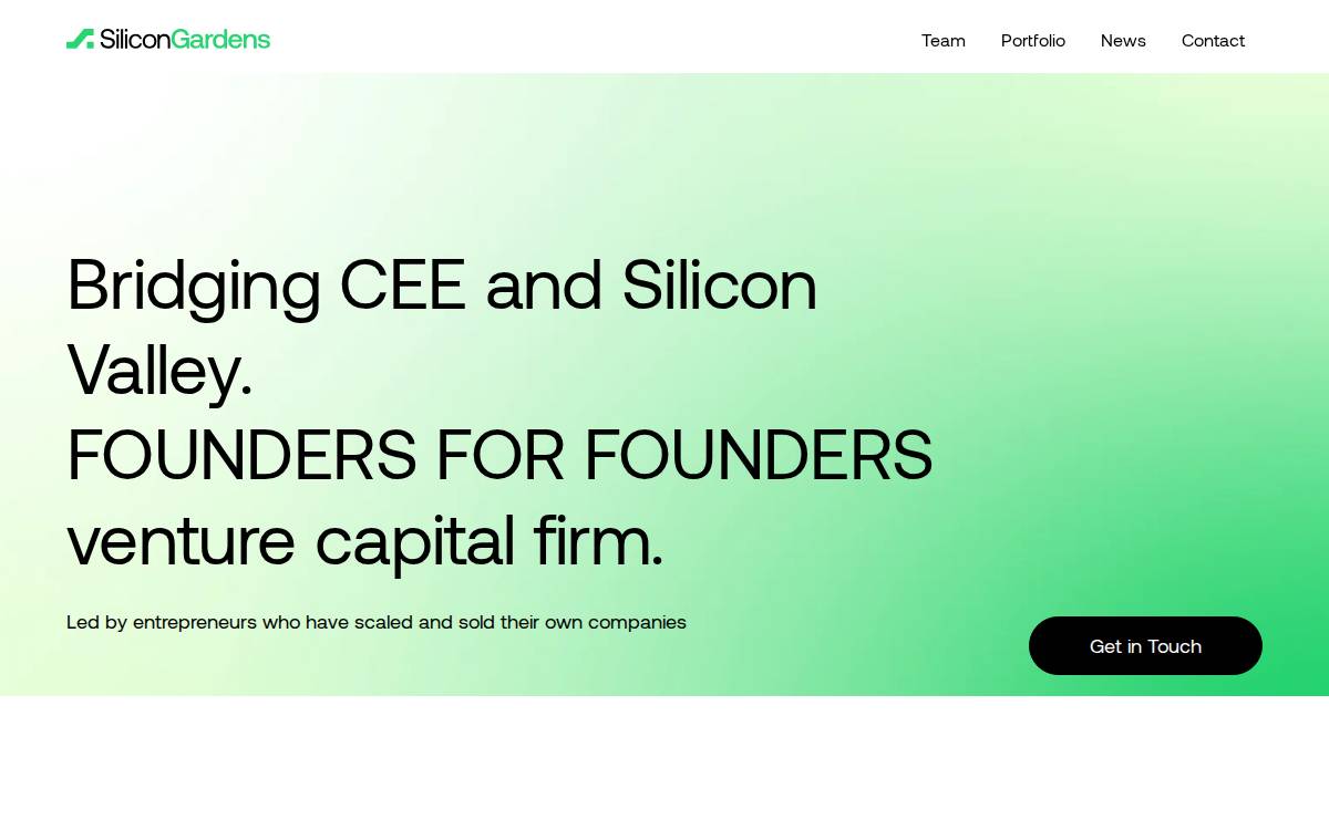 Silicon Gardens website preview