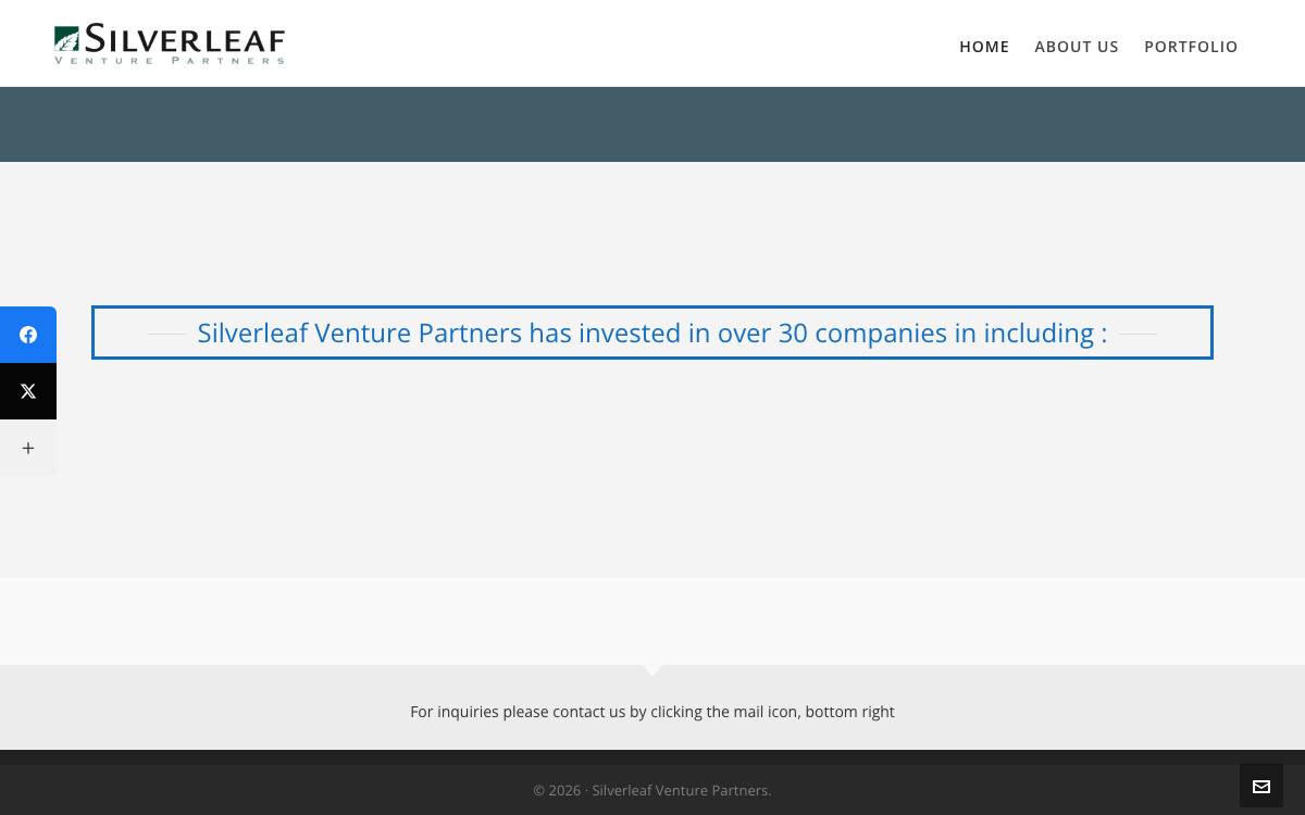 Silverleaf Venture Partners, LLC website preview