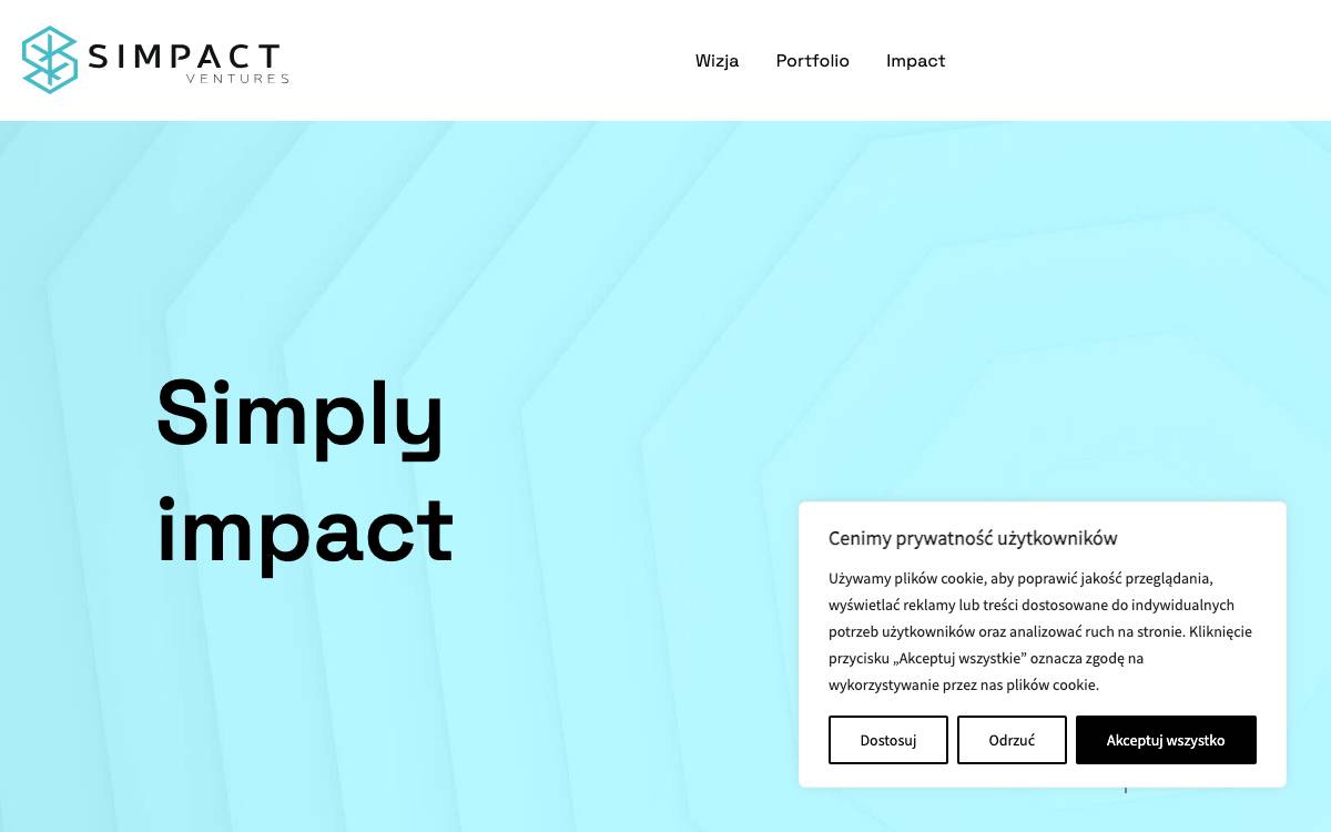 Simpact Ventures website preview