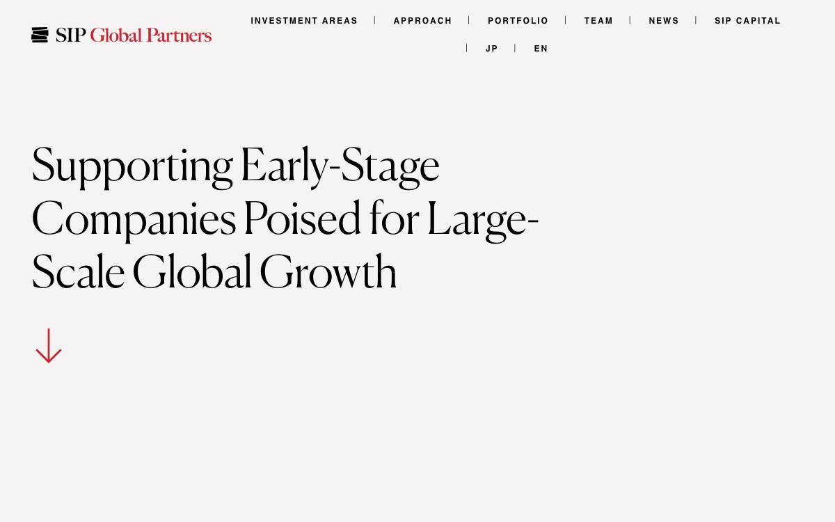 SIP Global Partners website preview