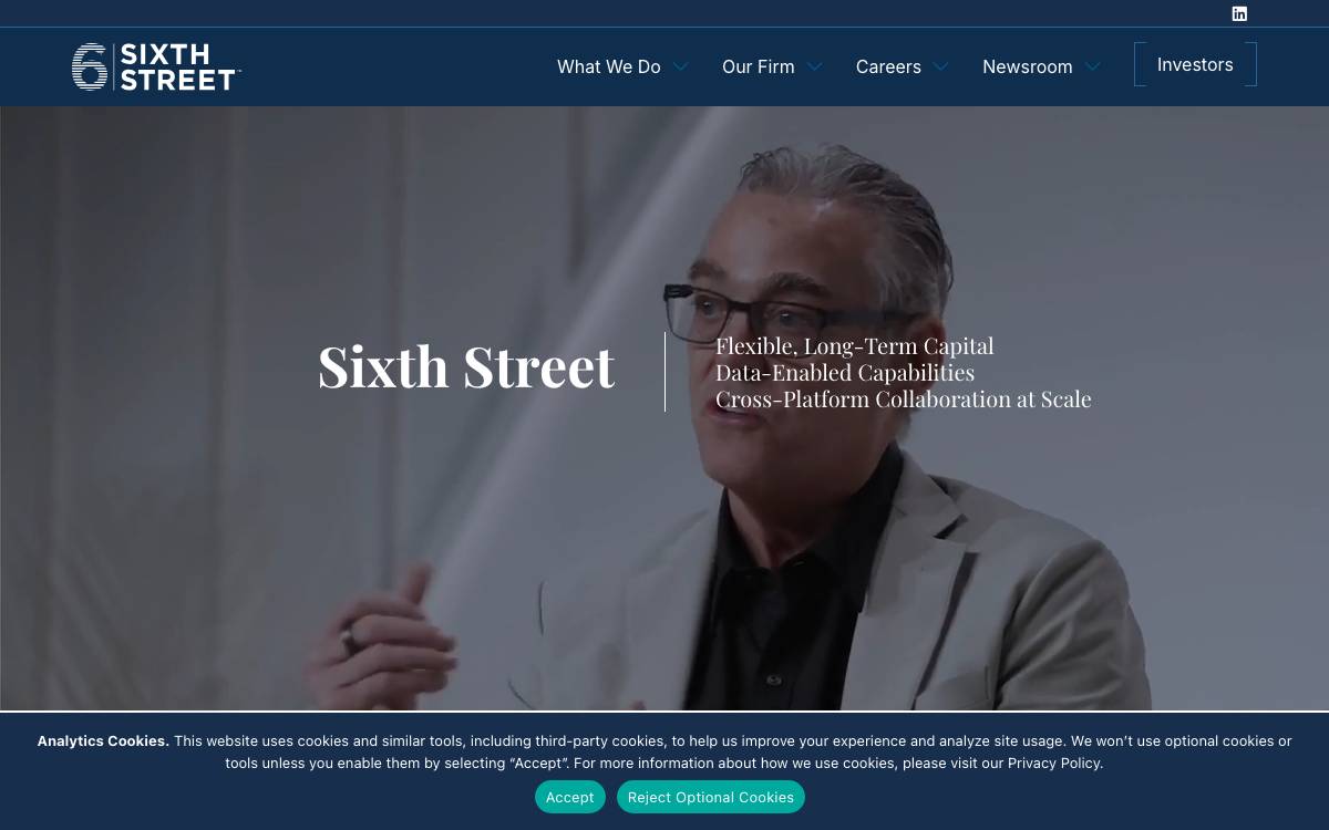 Sixth Street website preview
