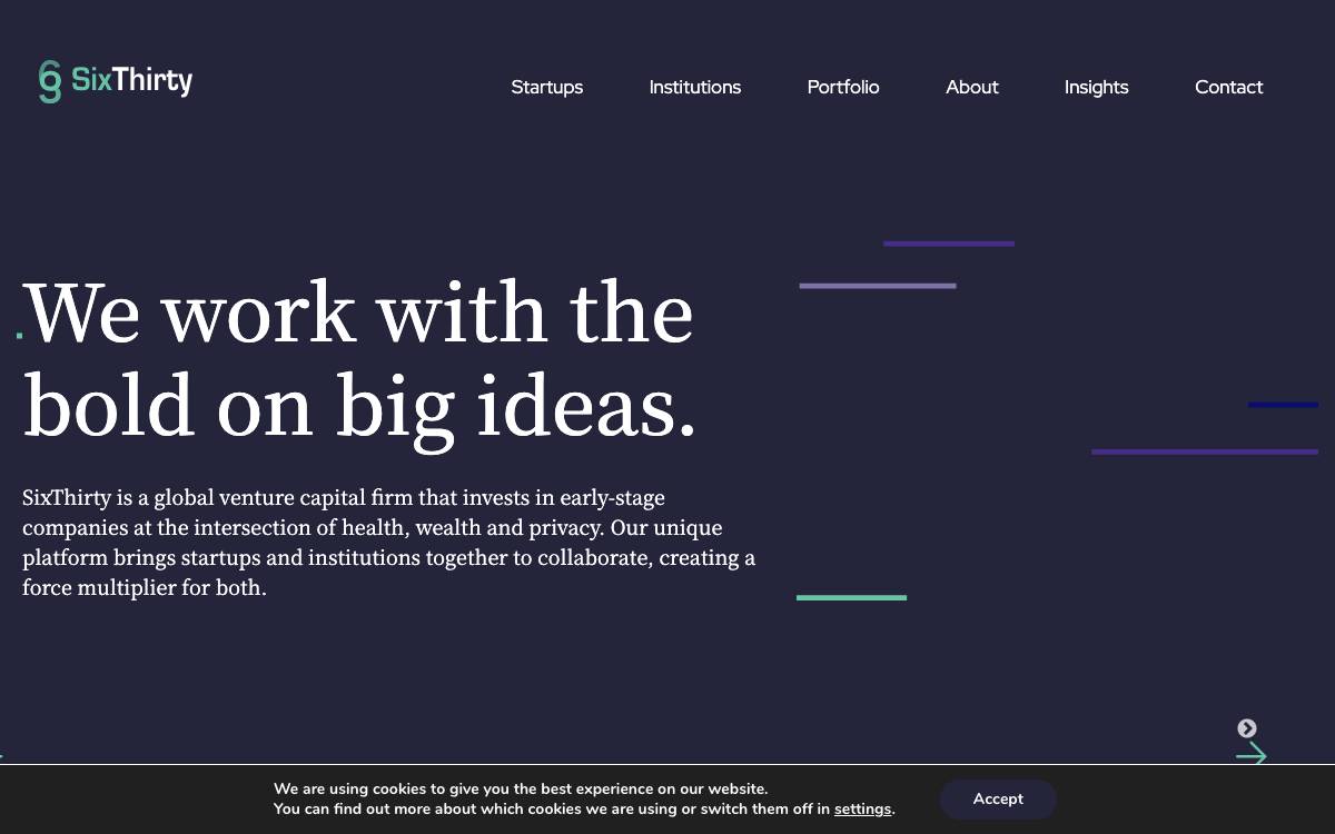 SixThirty Ventures website preview