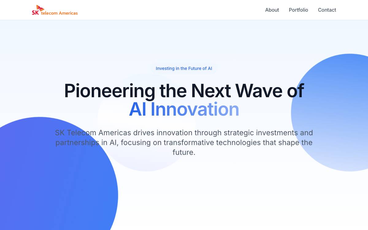 Sk Telecom Venture Capital, Llc website preview